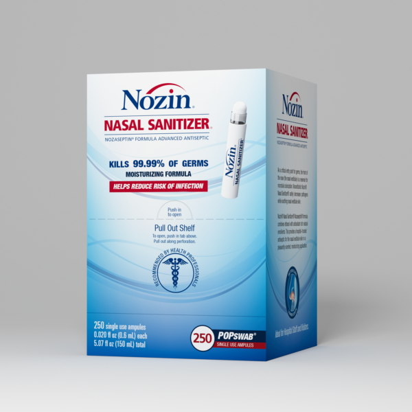 Nozin Nasal Sanitizer 250 Ct