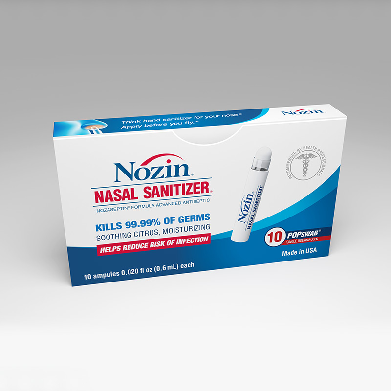 Nozin® Nasal Sanitizer® Antiseptic Popswab