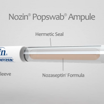 Nozin® Nasal Sanitizer® Antiseptic Popswab Diagram